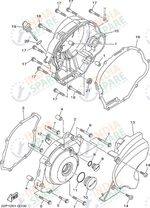 CRANKCASE COVER 1